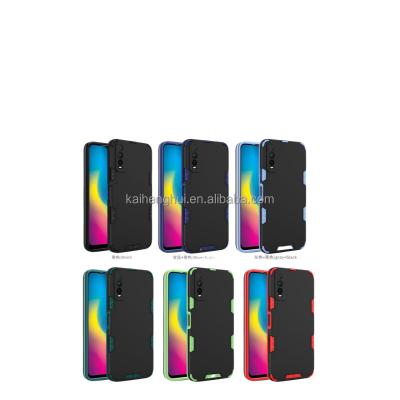 China New Style Fashion Anti-drop 2in1 PC+TPU Camera Lens Protector Shockproof Mobile Phone Case For OPPO REALME NARZO 50A 50i for sale