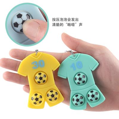 China Funny Educational Anti-strain Relief Toy New Design Silicone Bubble Master Chain Tank Top Shape The Restless Person Bubble Silicone Fidget Toy Set Sensory Toy for sale