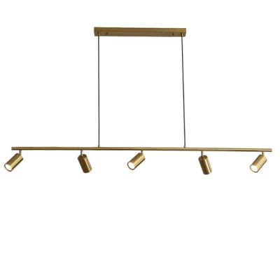 China Nordic 32w 39w 48w Modern Gold Black Attic Ceiling Lights Chandelier And Pendant Light Fixture Gold Pendant Light Fixture for sale