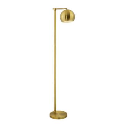 China EUROPEAN Design Luxury Decorative Standing Art Deco Living Room Business Fashion Brass Floor Lamp for sale