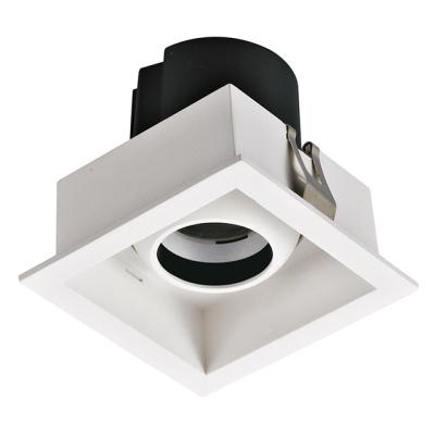 China Minimalist Rectangular Surface Mounted Hotel Square High Lumen Wall Washer Spot Grill Lamp Ceiling Downlight Recessed Fittings for sale