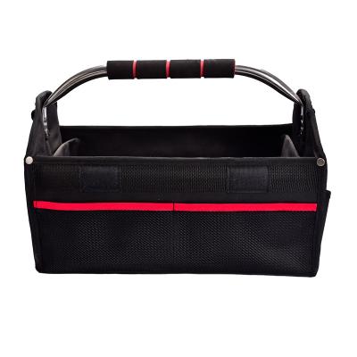 China Frater 16Inch Large Capacity OEM Foldable Portable Car Detailing Tool Bags With Steel Tubular Handle for sale