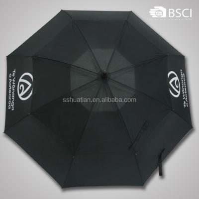 China All In 1 Advertising Windproof Golf Umbrella 31inches News Designs for sale