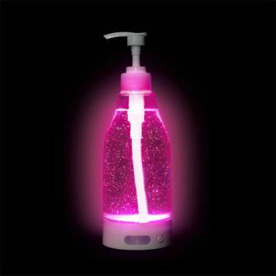 China Foam Soap Dispenser Customized Plastic Motion Activated Smart Soap Pump Dispenser With Color Changing Led Light For Kitchen for sale