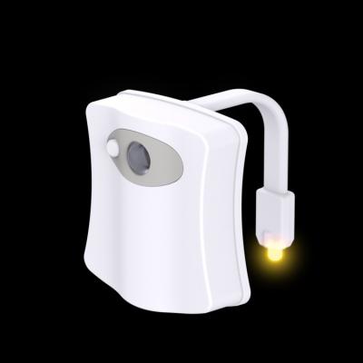 China Post modern motion sensor plastic led toilet bowl light for closestool for sale