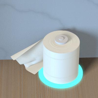 China Color Changing/Lighting Automatic Color Changing Led Plastic Roll Paper Holder Table Napkin Holder With Battery For Kitchen for sale