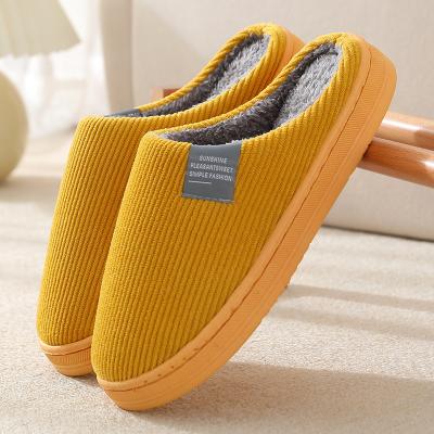 China Factory cotton slippers indoor ladies anti-skid, comfortable and warm, thick unisex household winter wholesale for sale