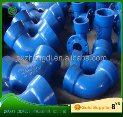 China Malleable Iron Double Bend Iron Socket / 90 Degree Elbow for sale