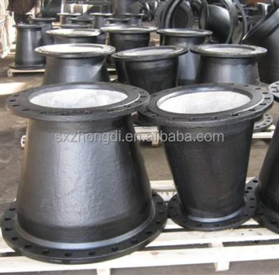 China Cast Iron Malleable Pipe Double Flanged Reducer/Jacket Taper for sale