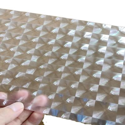 China Bopp 3D Lenticular Film Transparent Holographic Lamination Film for sale