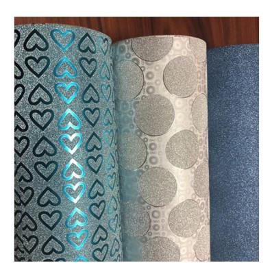 China Specialized PP Film Metallized Thermal Glitter Lamination Laser Pattern Wrapping Roll for sale