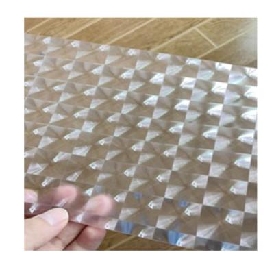 China Blow Molding Processing Type Laser 3D Holographic Vinyl Film For Multi Lens Decoration for sale