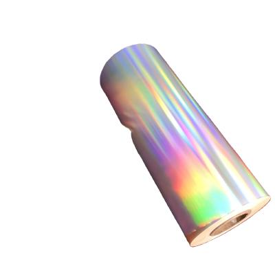 China Multiple Extrusion Transparent Rainbow Film , Clear Holographic Film Roll for sale