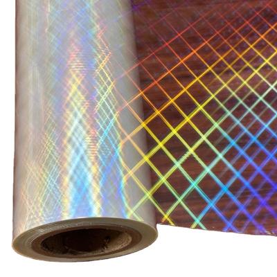 China Soft Hardness Transparent Holographic Film For Small Grid Packaging for sale