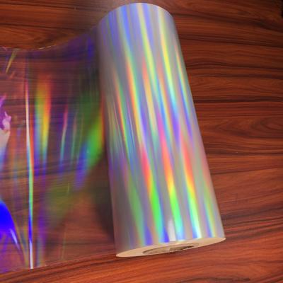 China Seamless Rainbow Pattern Cast And Cure Holografische film BOPP materiaal Te koop