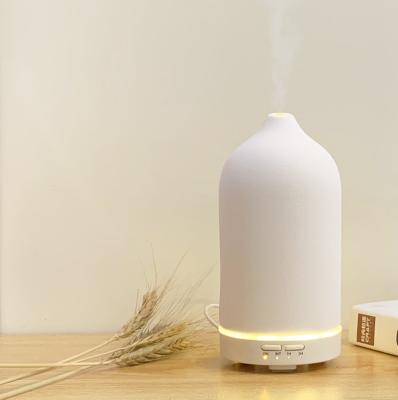 China 2021 Concrete Ceramic Humidifier Ultrasonic Cool Aroma Mist Diffuser Household Diffuser Fragrance Machine For Home for sale