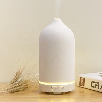 China Home Essential Oil Diffuser Outdoor Aromatherapy Ultrasonic Ceramic Diffuser 100ml for sale