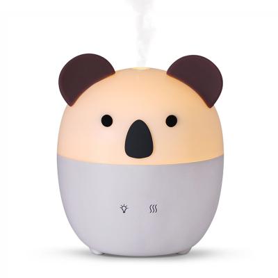 China Portable USB 160ml Animal Koala Oil Aroma Diffuser Outdoor Essential Oils Diffusers For Kids for sale