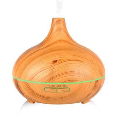 China Outdoor 300ml Electric Aroma Air Diffuser Essential Oil Diffuser Aromatherapy Wooden Diffuser for sale