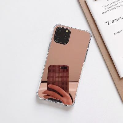 China Luxury Hot Selling Shockproof Mirror TPU Phone Case Cover For iPhone XR Airbag Shockproof Case For iPhone XS max 7plus 8plus for sale