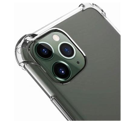 China Shockproof Clear Phone Case For iPhone 13 Transparent Cover With Reinforced Corners Soft TPU Case For iPhone 12 11 Pro Max Xr Xs for sale