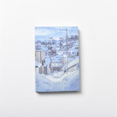 China Self-adhesive Natural Stationery Supplier Memo Pad Cute Scenery Notepad Planner for sale