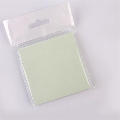 China China Market 76MM Self Adhesive Square Sticky Memo Pad Memo Pad With Individual OPP Packing for sale