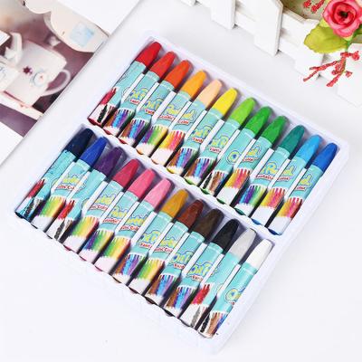 China Smooth Drawing Student Early Education Painting Set OEM Wax Oil Pastel Crayons Wax For Kids Art Supplies for sale