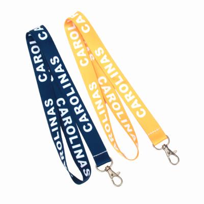 China Promotional Gift Customized Printing Nylon Logo Lanyard Sublimation Lanyard Neck Strap With Hook for sale