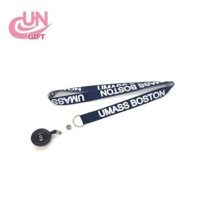 China Newest Polyester Silk Screen Lanyard Badge Holder Cell Phones Neck Lanyard For Promotion Gift Word Card for sale