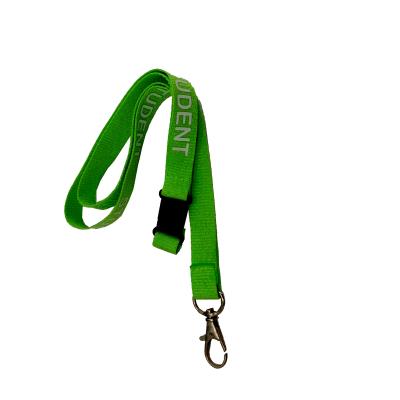 China Nylon Polyester Woven Lanyard / Metal String Lanyard With Colorful Logo for sale