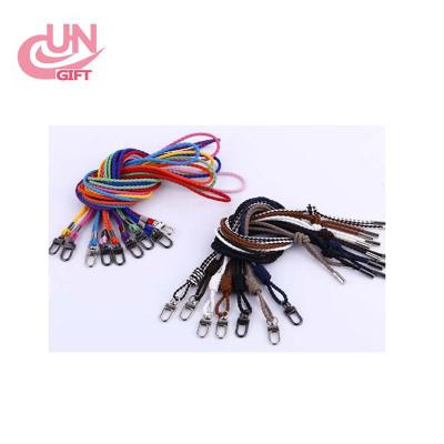 China Korean Credit Card Mobile Phone Rope Woven PU Student Card Lanyard Manufacturers Supply Wholesale for sale