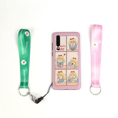 China Lanyard Keychain Lanyards Customized Promotional Polyester Wrist Shorts for sale