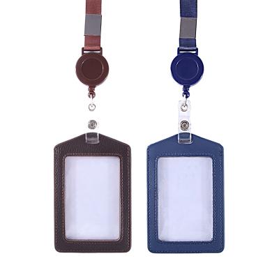 China Cheap Polyester ID Card Holder Lanyard Badge Lanyard With Custom Logo for sale