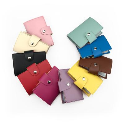 China Fashion Promotion Gift Credit Card Wallet Holder Organizer Case Box 24 Card Package Business Card Holder for sale