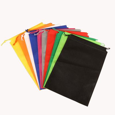 China Economical And Environmentally Friendly Box Handled Customized Nonwoven Bag Flat Pouch for sale