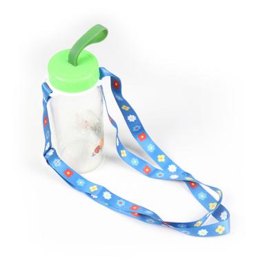 China Trade Show Spring Hot Selling Cool Cartoon Water Bottle Holder With Lanyard for sale