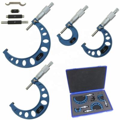 China Stainless Outside Micrometers Measuring Tool 0-4