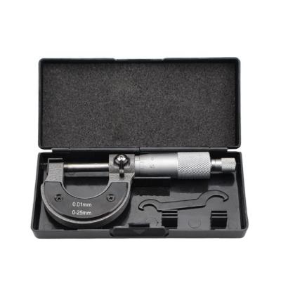 China Measruing Outside Micrometer 0-25mm / 0.01 Measuring Tools for sale