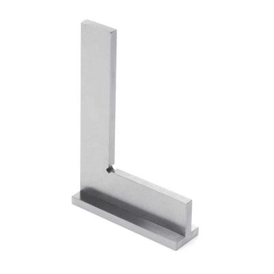 China Stainless Steel 90 Degree Flat Edge Square With Base 200*130mm Measuring Tool for sale