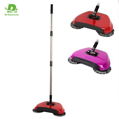 China 2017 Smooth Best Selling Plastic Broom 360 Rotation Handle Rotating Magic Broom Sweep for sale