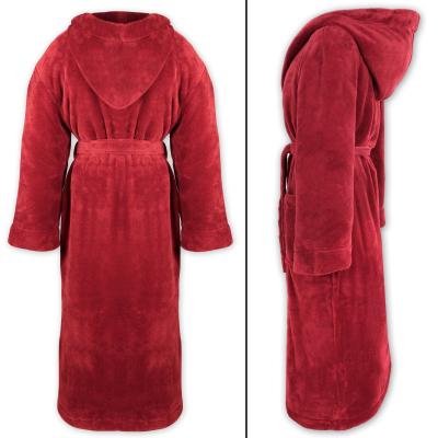 China Wholesale QUICK DRY Winter Warm Mens Fleece Robe With Hood for sale