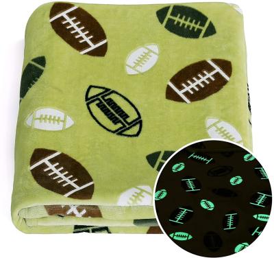 China Custom Size Anti-pull Green Football Weight Colors Glow Football Design Soft Tall Cover for sale