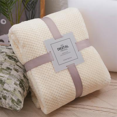 China Premium Soft Anti-Bacteria Fleece Bed Warm Flannel Throw Blanket For Sofa Couch for sale