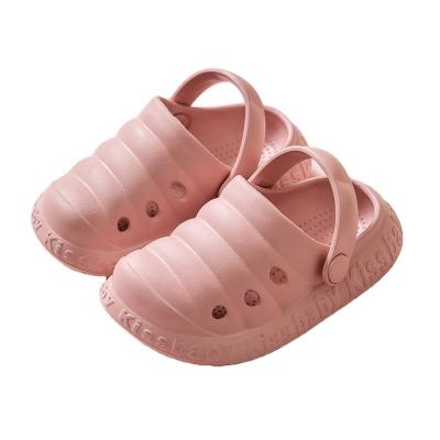 China ZHUBABA New Designs Waterproof Kids EVA Anti-Slip Beach Slides Sandals Unisex Clogs Shoes Classic Garden Slippers For Kids for sale