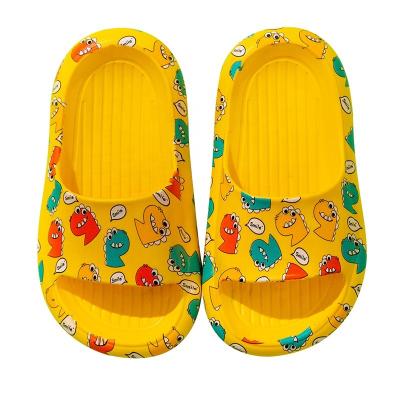 China ZHUBABA Lightweight Children's Cartoon Printing Dinosaur Beach Non-slip Soft Unique Outdoor Indoor Slippers for sale