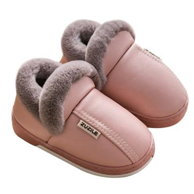 China ZHUBABA Fashion Trend Slippers Kids Slippers Thermal Warm Heel Shoes Home Indoor Outdoor Shoes For Boys Girls for sale