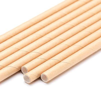 China Custom Biodegradable Disposable Eco-Friendly Printed Drinking Paper Straws Disposable for sale