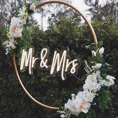 China Break Resistant Mr & Mrs Custom Neon Signs Wedding Mr & Mrs Neon Sign From China Manufacturer for sale