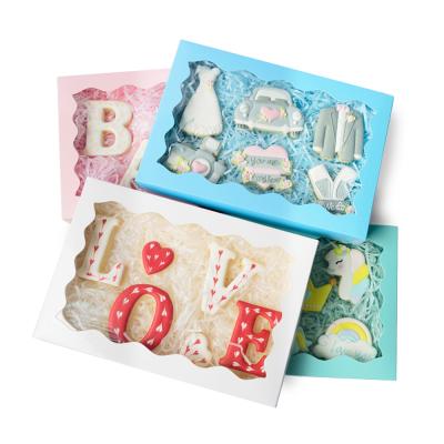 China Custom Luxury Packaging Doll Recycled Toy Clothes Sock Bakery Food Wholesale ZL Materials Wedding Valentine Day Gift Box With Clear Wave Window for sale